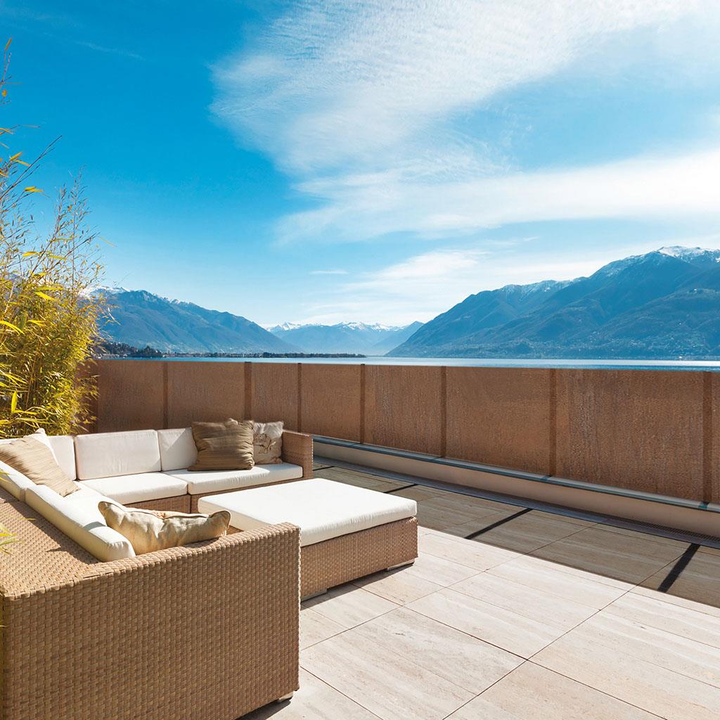 Malla ocultaci&oacute; Model Soleado Corten