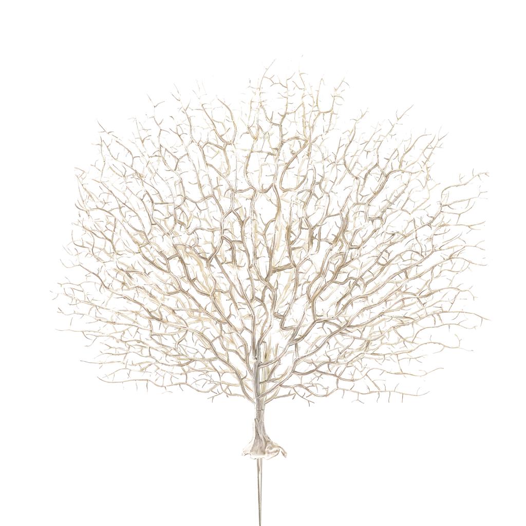 CORAL BLANC DECORACI&Oacute; 46x43cm DECO HOME & GARDEN (1 UD)