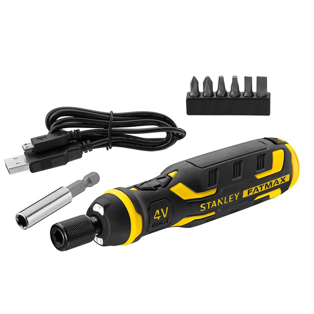 DESTORNILLADOR ELECTRIC 4V 6 PECES AMB LLUM. STANLEY FATMAX (1 UD)