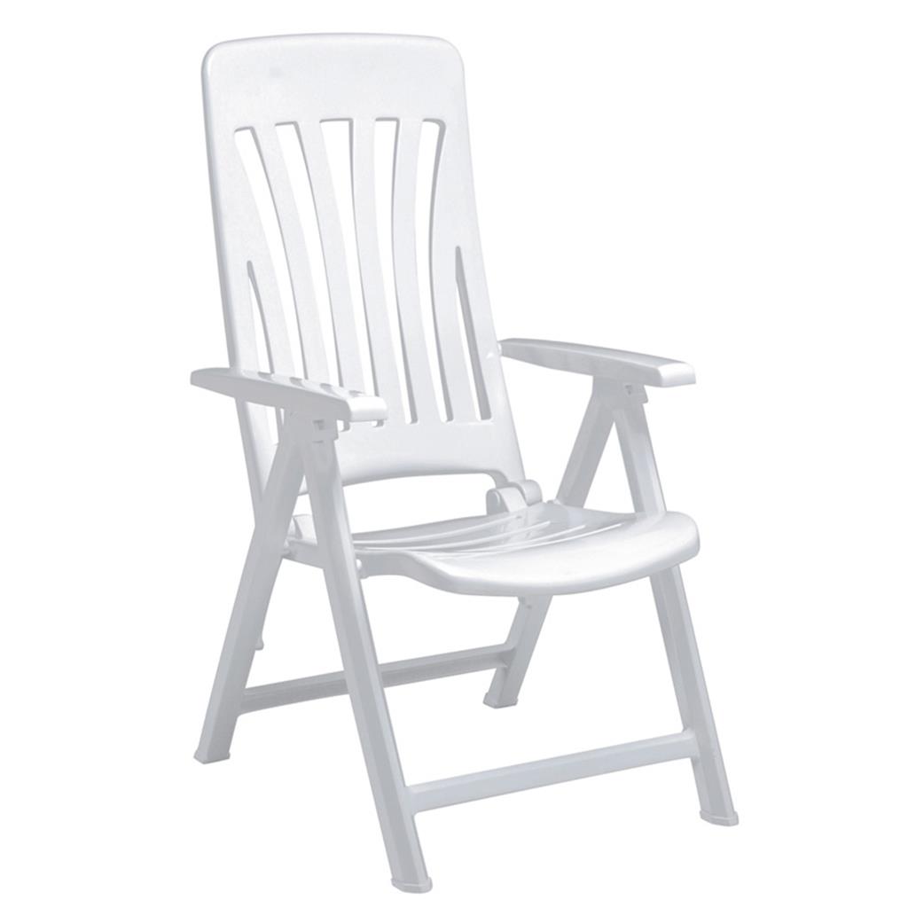 CADIRA RESINA MULTIPOSICIONS RESOL MOD. BLANES BLANC ALTA A/BRA&Ccedil;OS 58,5x68xh.108cm (1 UD)