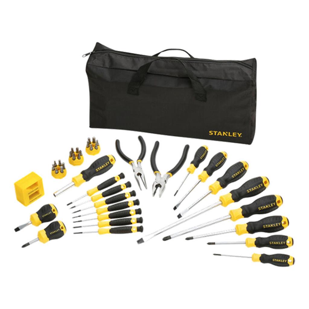 KIT DESTORNILLADORS 39 PECES AMB BOSSA. STANLEY (1 UD)