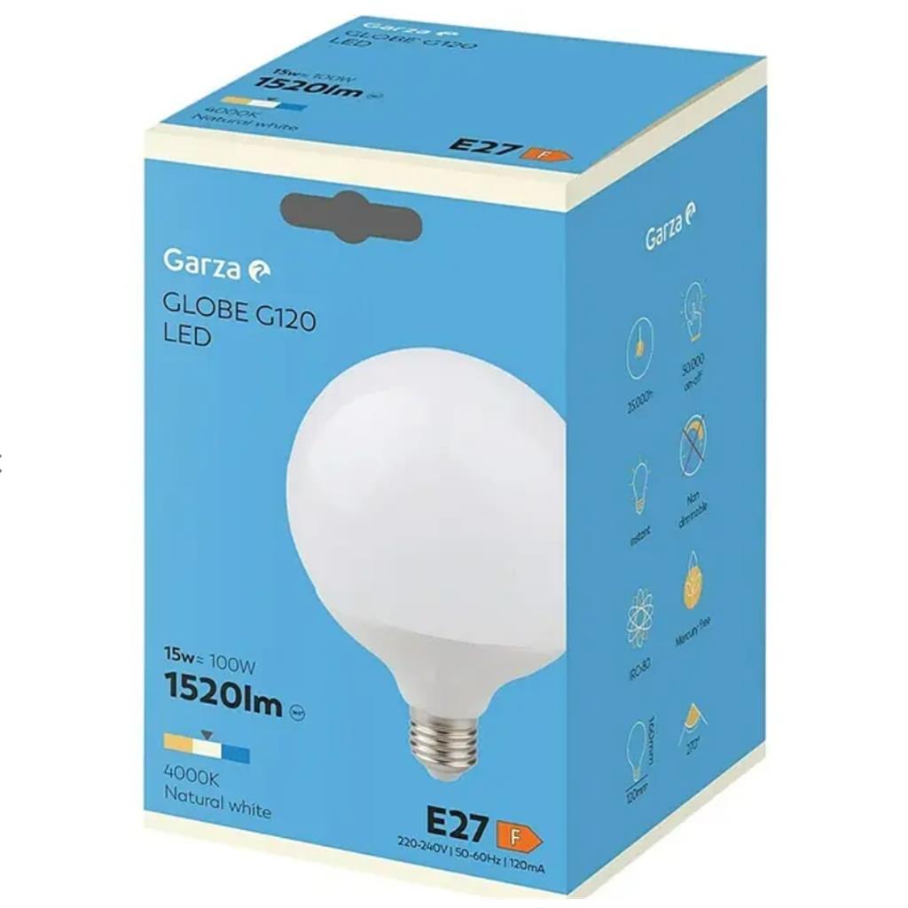 BOMBETA B.CONSUM ESPIRAL GARZA 18W E27 LL.FREDA4000&ordm; K - 1080 lumens (1 UD)