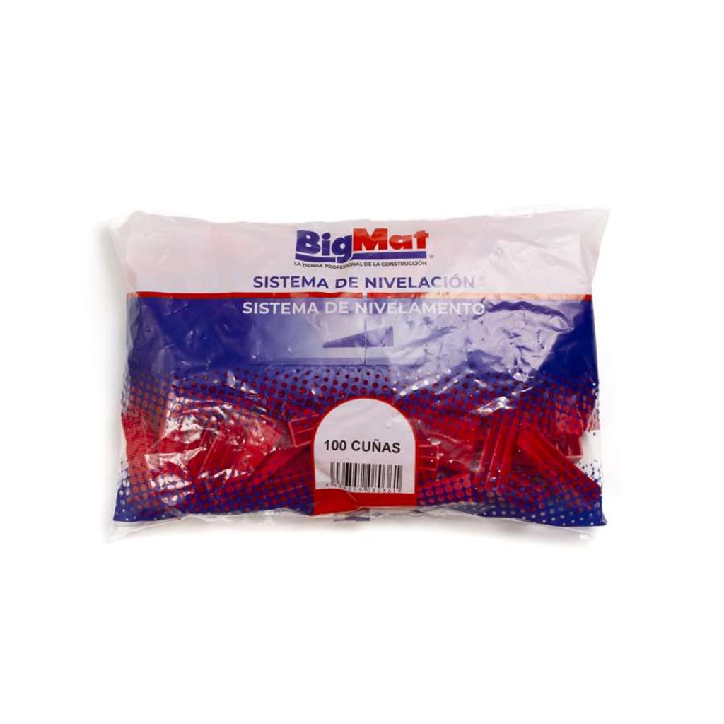 BOSSA CUNYES PLASTIC PER ANIVELLAR BIGMAT 100uds ARTTROS (1 BS)