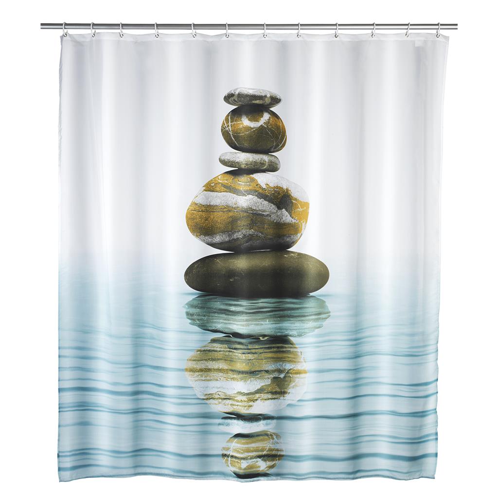 CORTINA BANY WENKO MOD.MEDITACION AMB ANELLES180x200cm (1 UD)