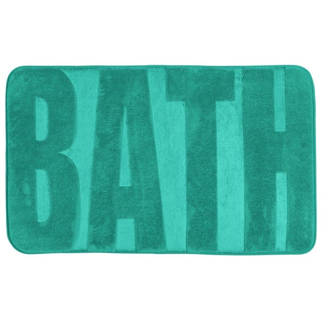 ALFOMBRA BANY WENKO MOD.BATH VERDA 80x50cm AMB ESPUMA VISCOELASTICA (1 UD)