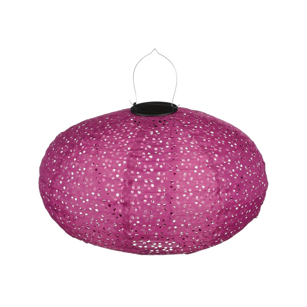 LAMPARA SOLAR ROBA LILA H27xD40cm DH&G (1 UD)