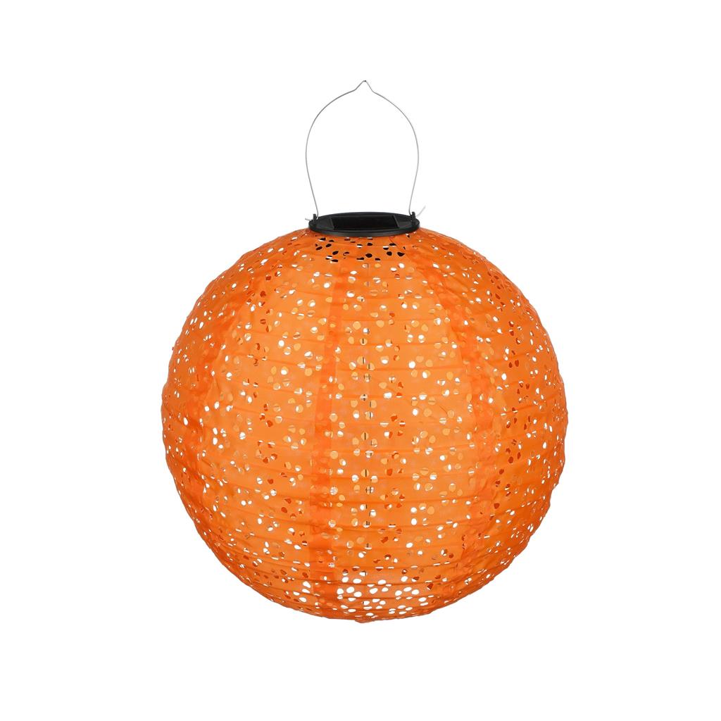 LAMPARA SOLAR ROBA TARONJA H30xD30cm DH&G (1 UD)