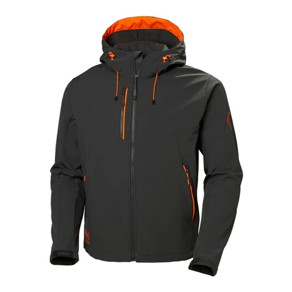 JAQUETA SOFTSHELL IMPERMEABLE HH MOD.CHELSEA EVOLUTION GRIS FOSC T.M (1 UD)