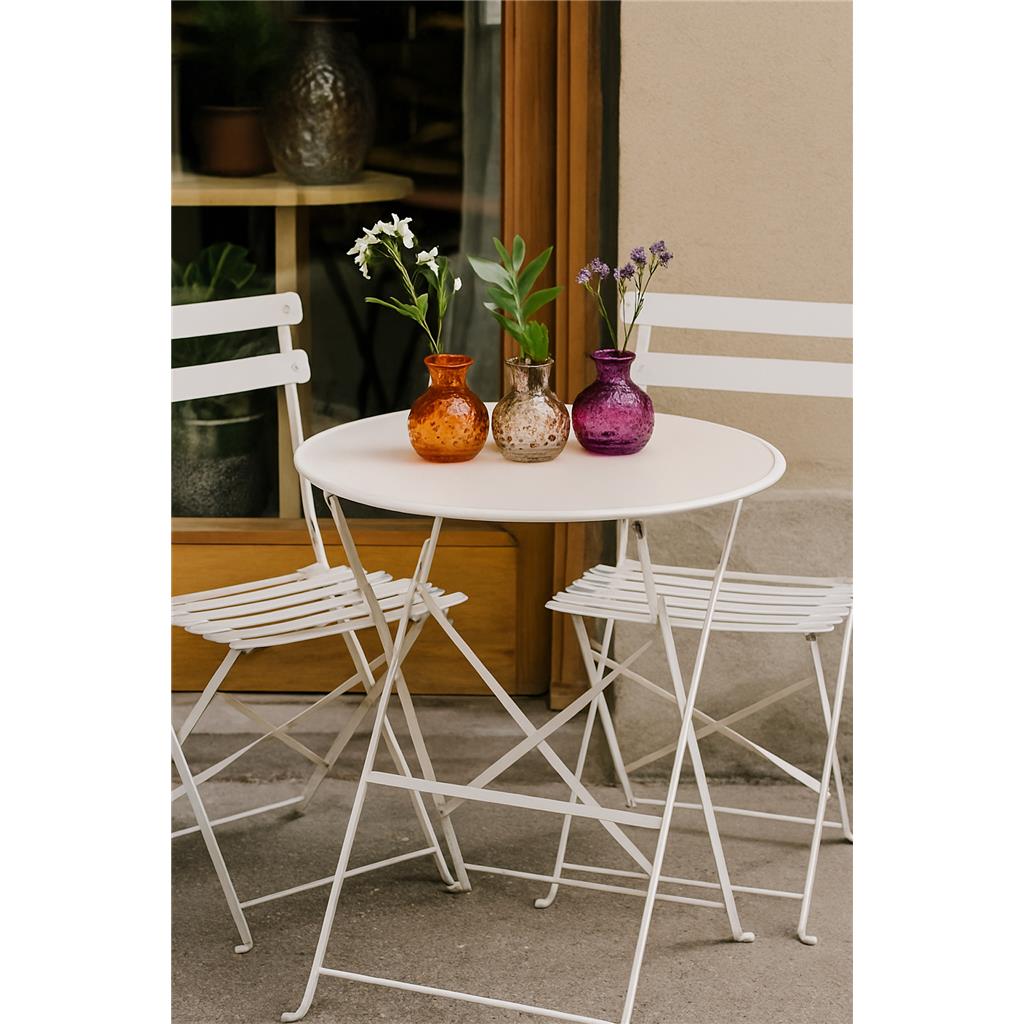 SET TAULA I DUES CADIRES BLANC DH&G (1 CJ)