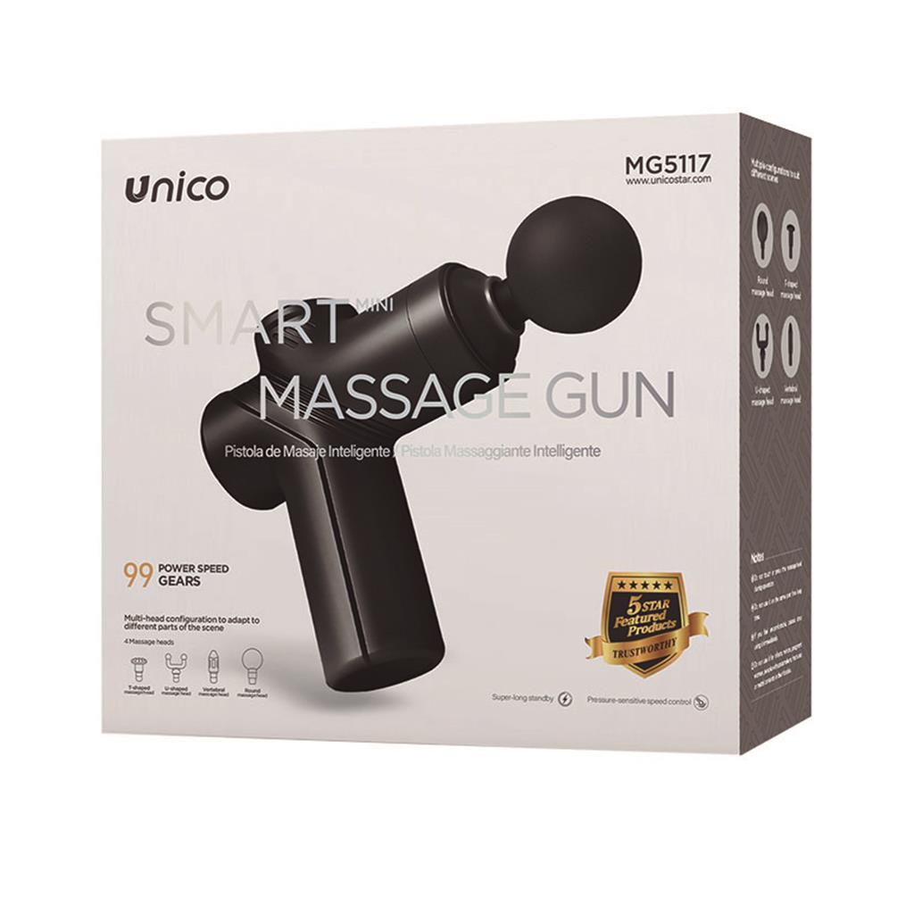 PISTOLA MASSATGE MINI UNICO AMB ACCESSORIS (1 UD)