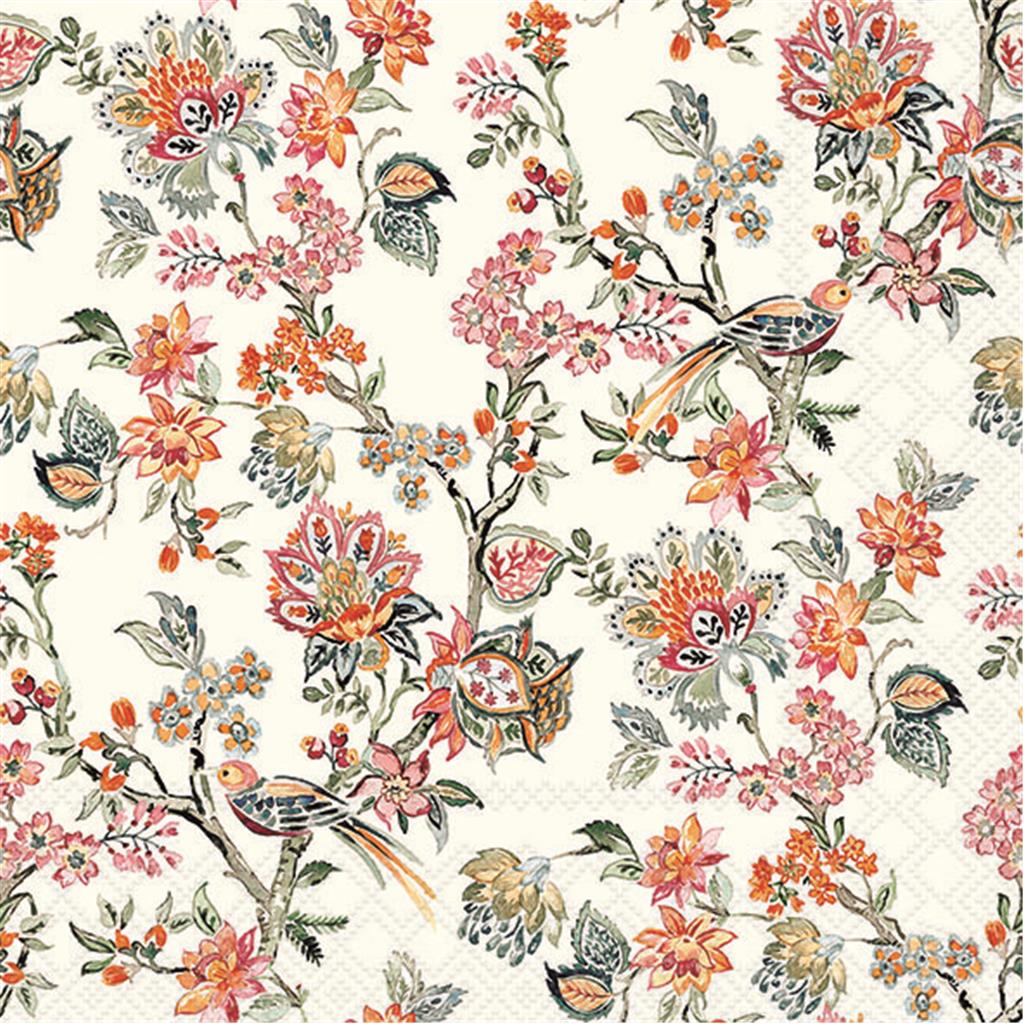 PAQUET 20 TOVALLONS PAPER 33x33cm MOD.ORIENTAL MIX AMBIENTE (1 PQ)