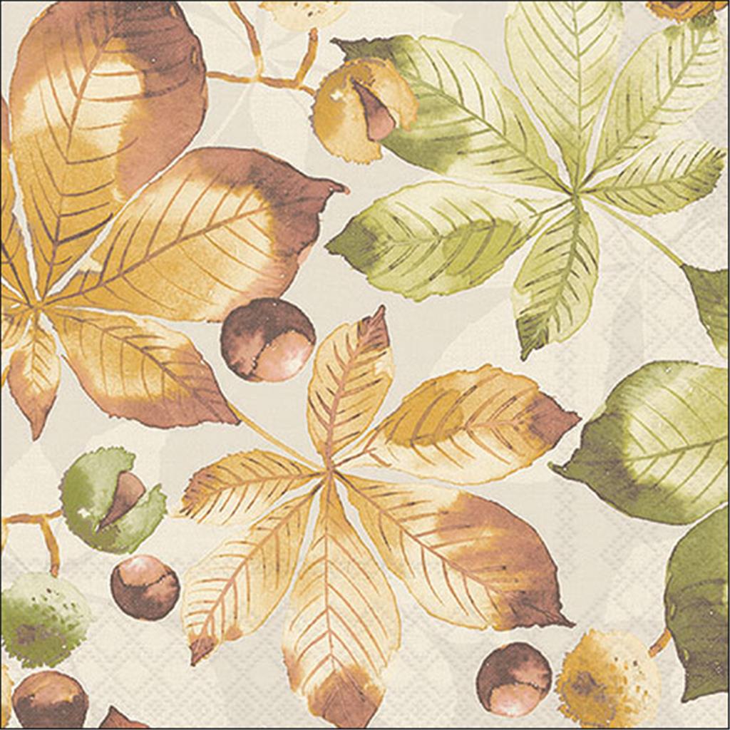 PAQUET 20 TOVALLONS PAPER 33x33cm MOD.CASTANEA FSC MIX AMBIENTE (1 PQ)