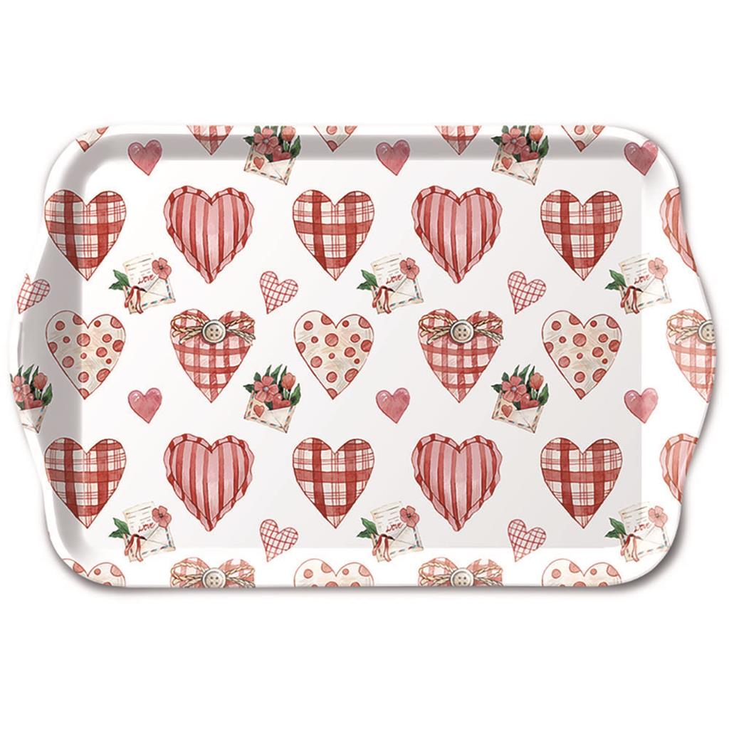 SAFATA MELAMINA 13x21 SERIE LOVELY HEARTS AMBIENTE (1 UD)