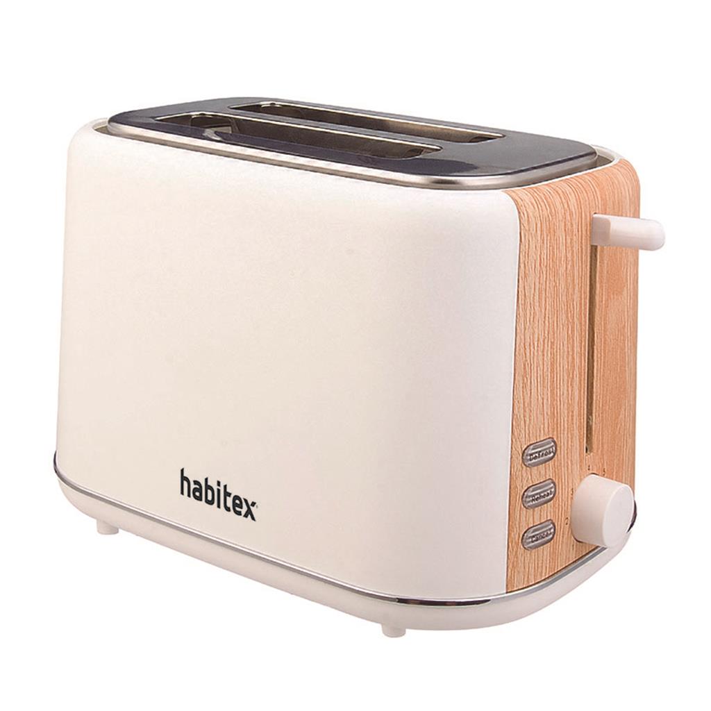 TORRADORA 2 RANURES HABITEX MOD.SC 800W BLANCA (1 UD)