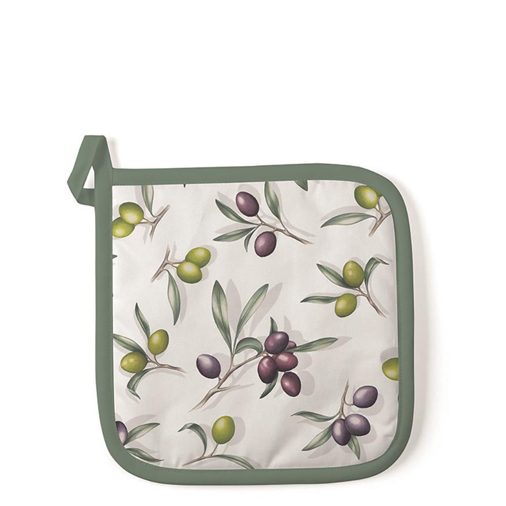MANOPLA 20X20 cm SERIE DELICIOUS OLIVES AMBIENTE (1 UD)