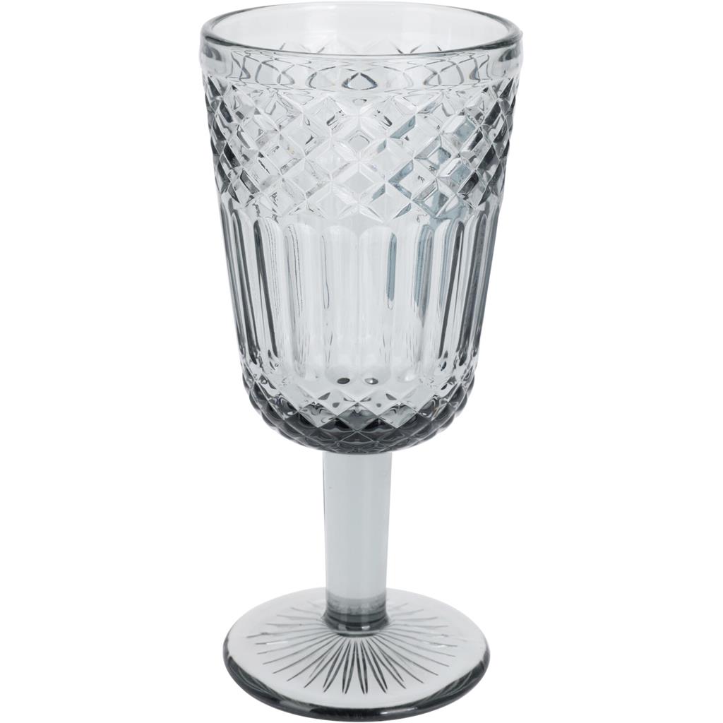 COPA VIDRE TREBALLAT COLOR GRIS 300ml DH&G (1 UD)