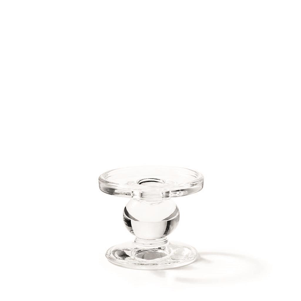 PORTAESPELMES DE VIDRE TRANSPARENT PETIT Diam.9xh7cm AMBIENTE (1 UD)