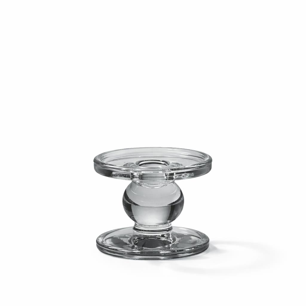 PORTAESPELMES DE VIDRE GRIS PETIT Diam.9xh7cm AMBIENTE (1 UD)