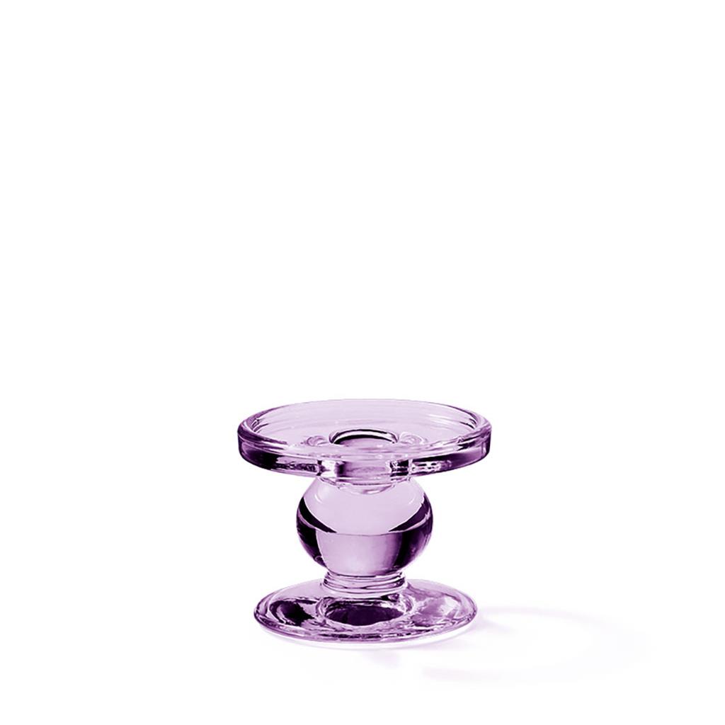PORTAESPELMES DE VIDRE LILA PETIT Diam.9xh7cm AMBIENTE (1 UD)