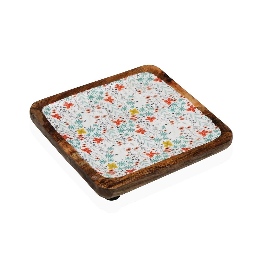 SAFATA FUSTA QUADRADA ESMALATADA MOD.FIORELLA VERSA (1 UD)