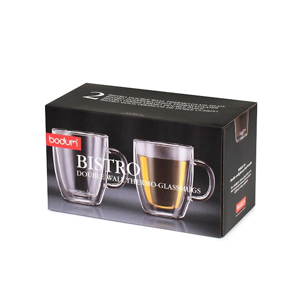 JOC 2 MUG BOROSILICATO MOD.BISTRO 30cl PENGO (1 JC)