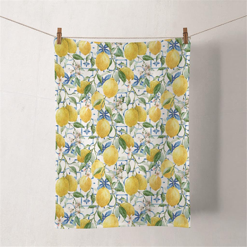 DRAP CUINA 50x70cm KITCHEN TOWEL MOD.MEDITERRANEAN LEMONS AMBIENTE (1 UD)
