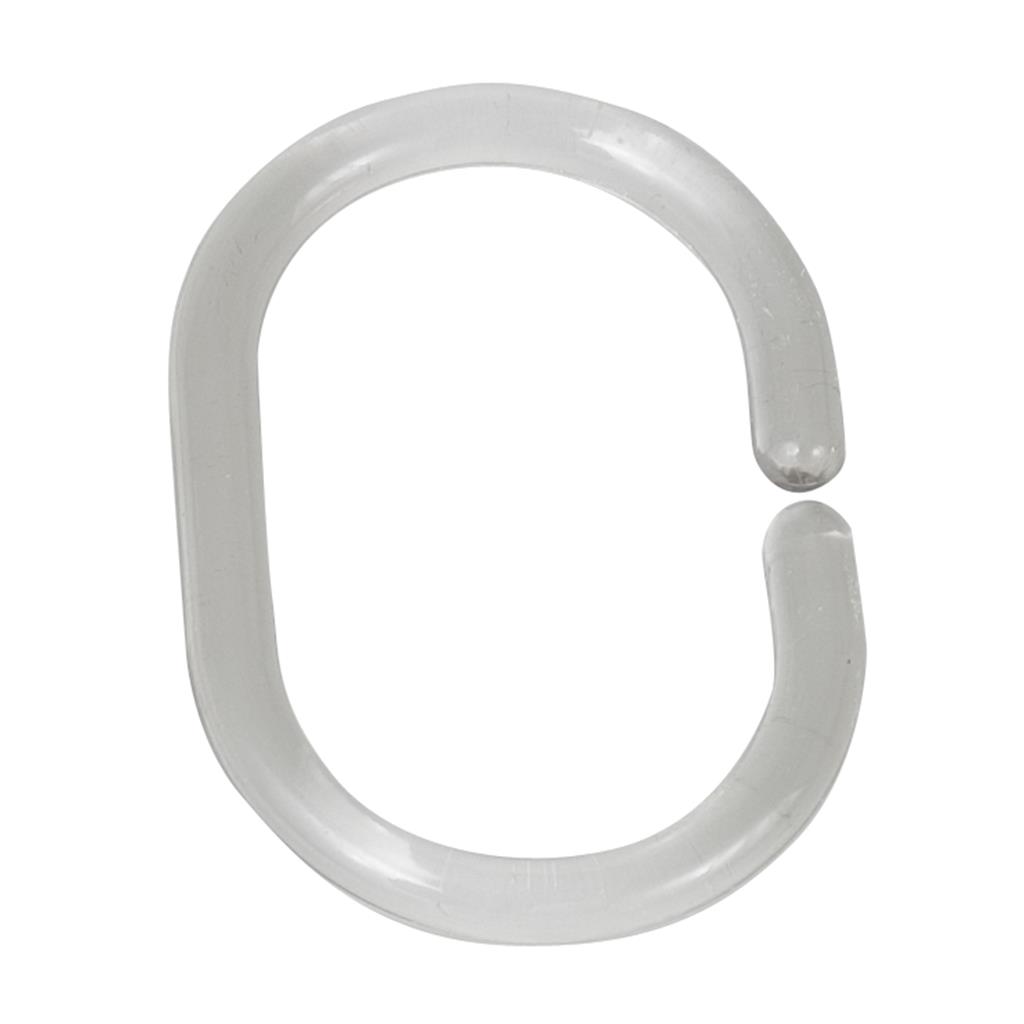 ANELLES TRANSPARENTS PER CORTINA WENKO Pq.12uds (1 PQ)