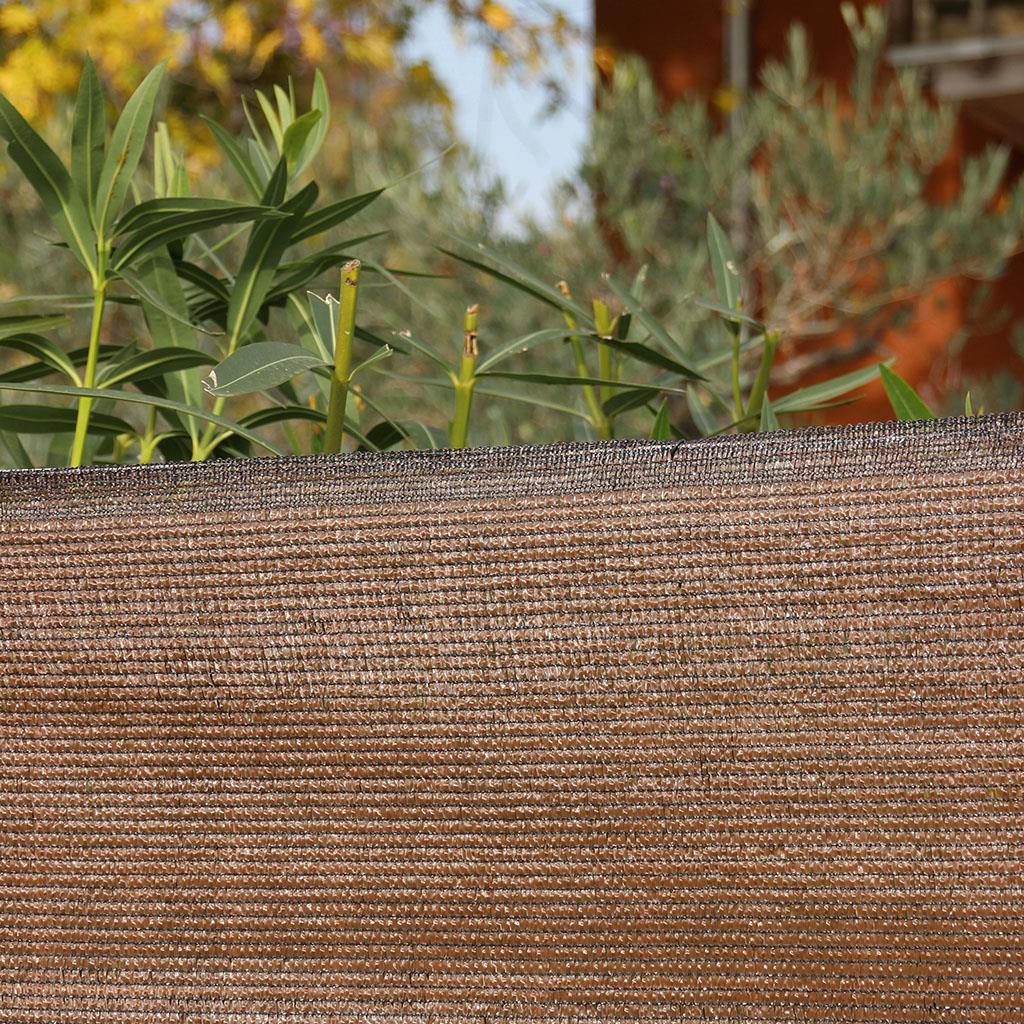 MALLA OCULTACIO 90% TEIXIT TENAX MOD.SOLEADO CORTEN 1,5x5mt 95g/m2 (1 RL)