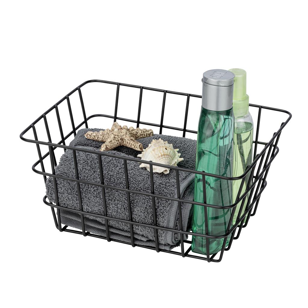 CISTELLA BANY WENKO MOD.VIANA NEGRE MATE 18x12x25cm (1 UD)