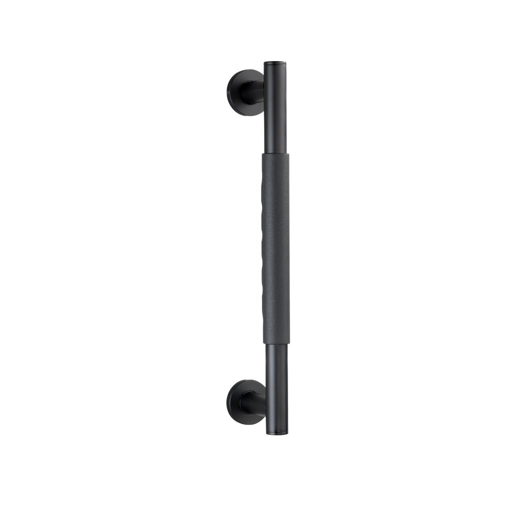BARRA DE SEGURETAT ACER INOX SECURA NEGRO 40.5cm WENKO INCLOU TACOS+TORNILLOS (1 UD)
