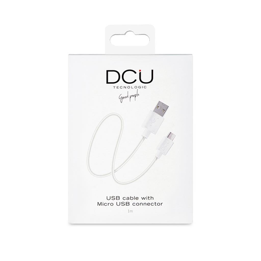 CONEXION USB "A"-MICRO USB BLANCO 1m DCU (1 UD)