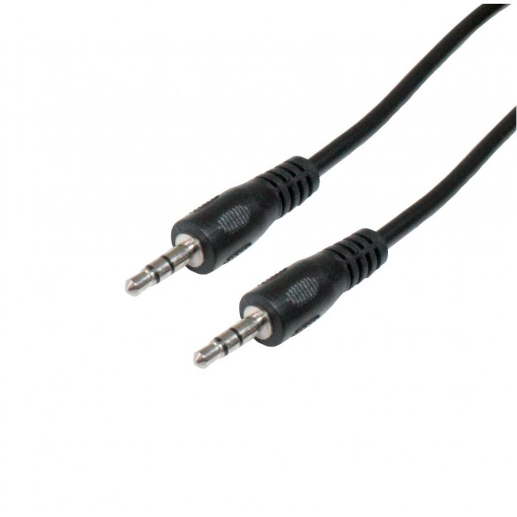 CONEXI&Oacute;N AUDIO JACK 3,5mm ST.M - 3,5mm ST. M 1,5m DCU (1 UD)
