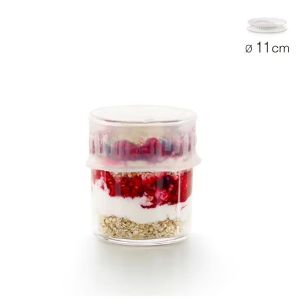 TAPA EXTENSIBLE Diam.11 LEKUE PER CONSERVAR ALIMENTS (1 UD)