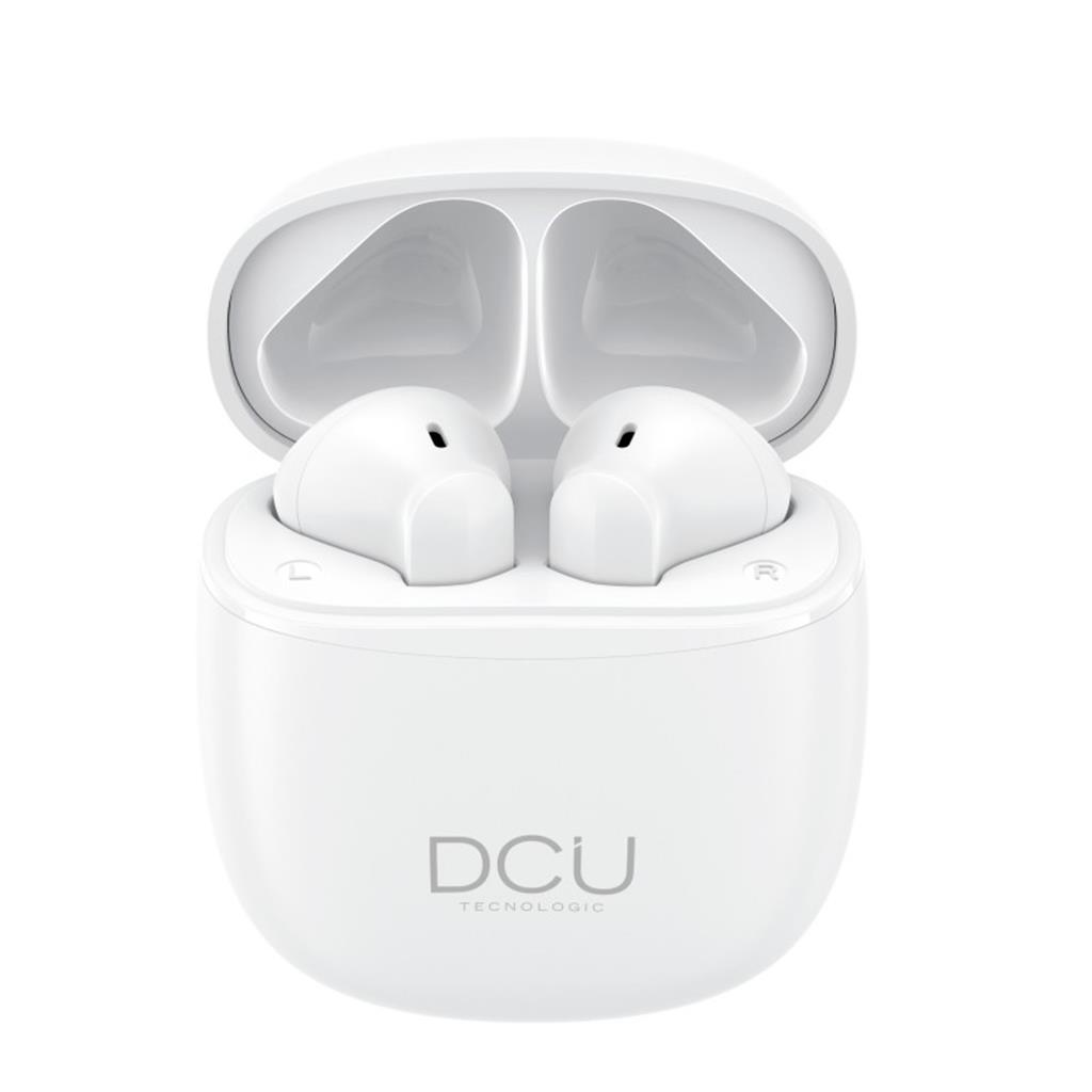 AURICULARS TWS MINI MATE BLANC DCU INCLOU USB-C CABLE BATERIA 20h (1 UD)