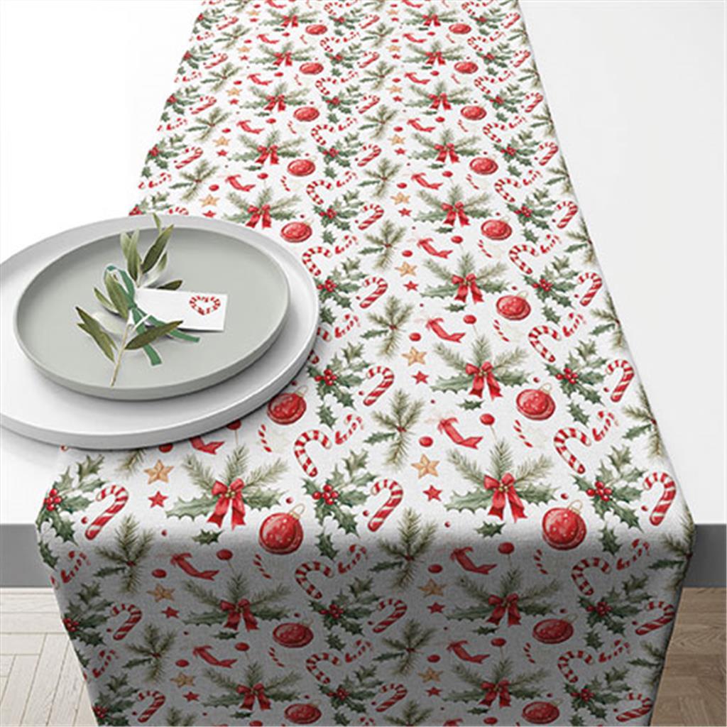 CAMINO DE MESA 150cmx40 SERIE CHRISTMAS ELEMENTS AMBIENTE (1 UD)
