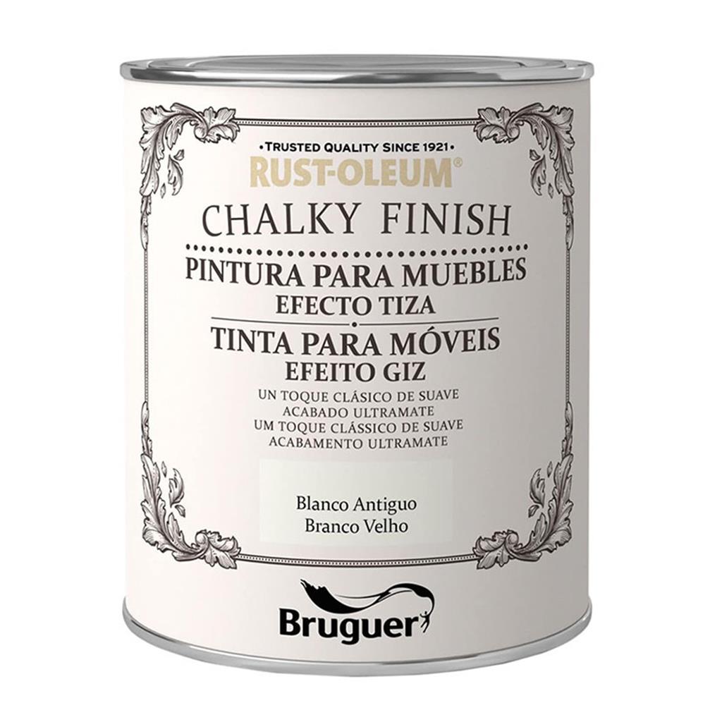 PINTURA CHALKY FINISH BLANC ANTIC 750ml. BRUGUER (1 UD)