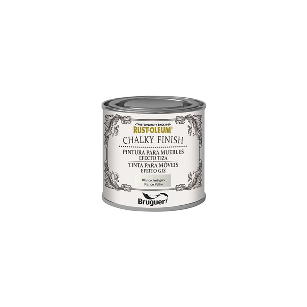 PINTURA CHALKY FINISH BRUGUER BLANCO ANTIGUO 125ml (1 UD)