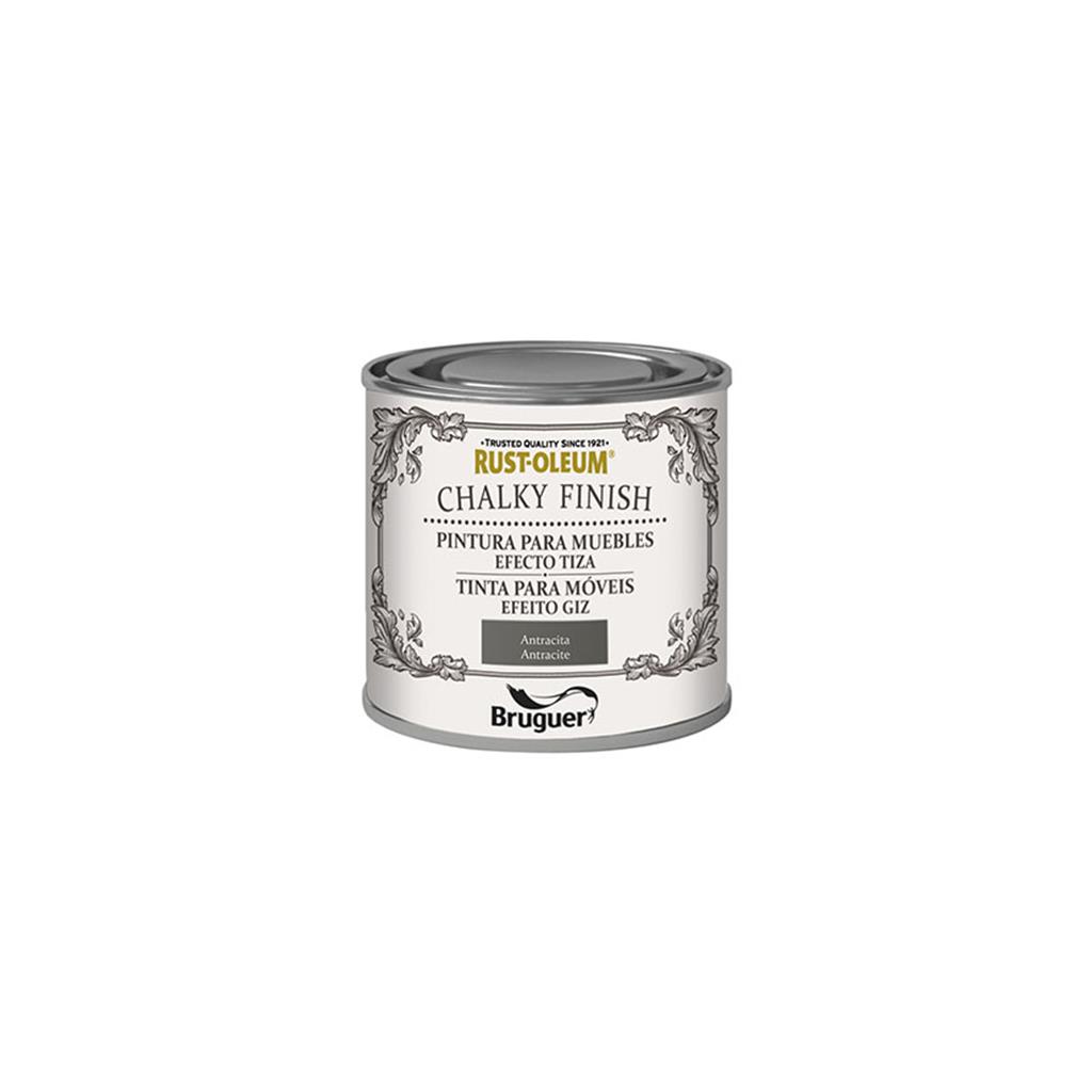 PINTURA CHALKY FINISH BRUGUER ANTRACITA 125ml (1 UD)