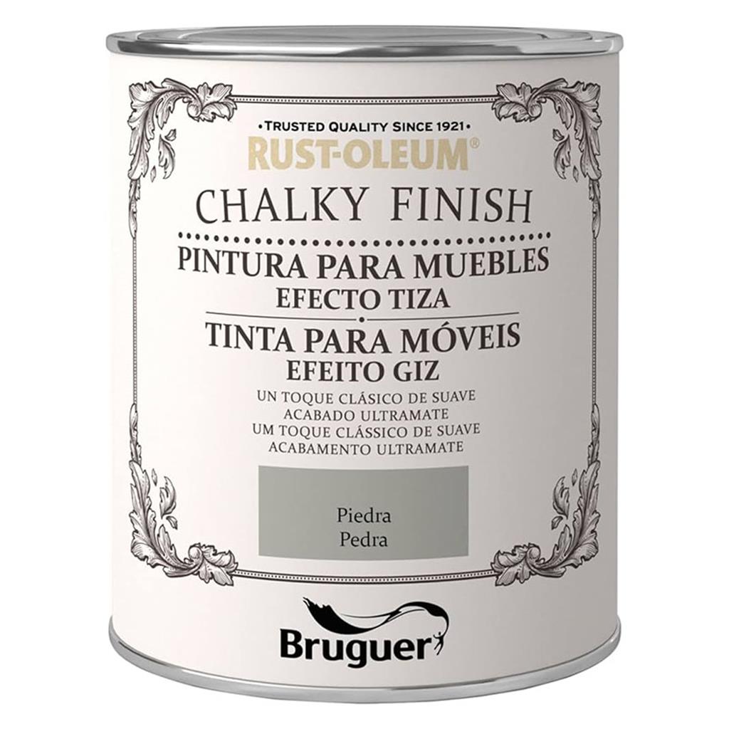 PINTURA CHALKY FINISH BRUGUER PIEDRA 750ml (1 UD)