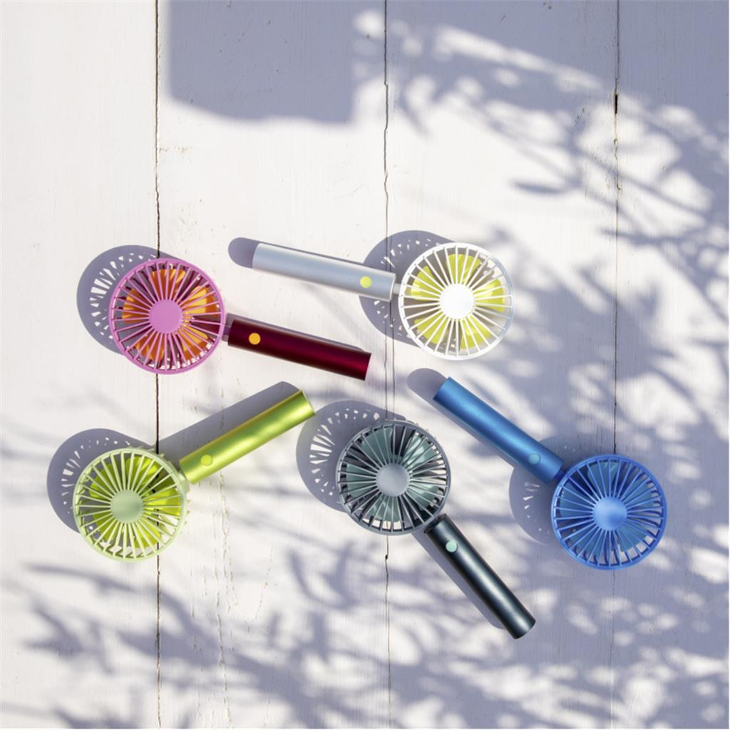 MINI-VENTILADOR ALUMINI REMEMBER MOD.FLOW COLORS RECARGABLE INT/EXT (1 UD)