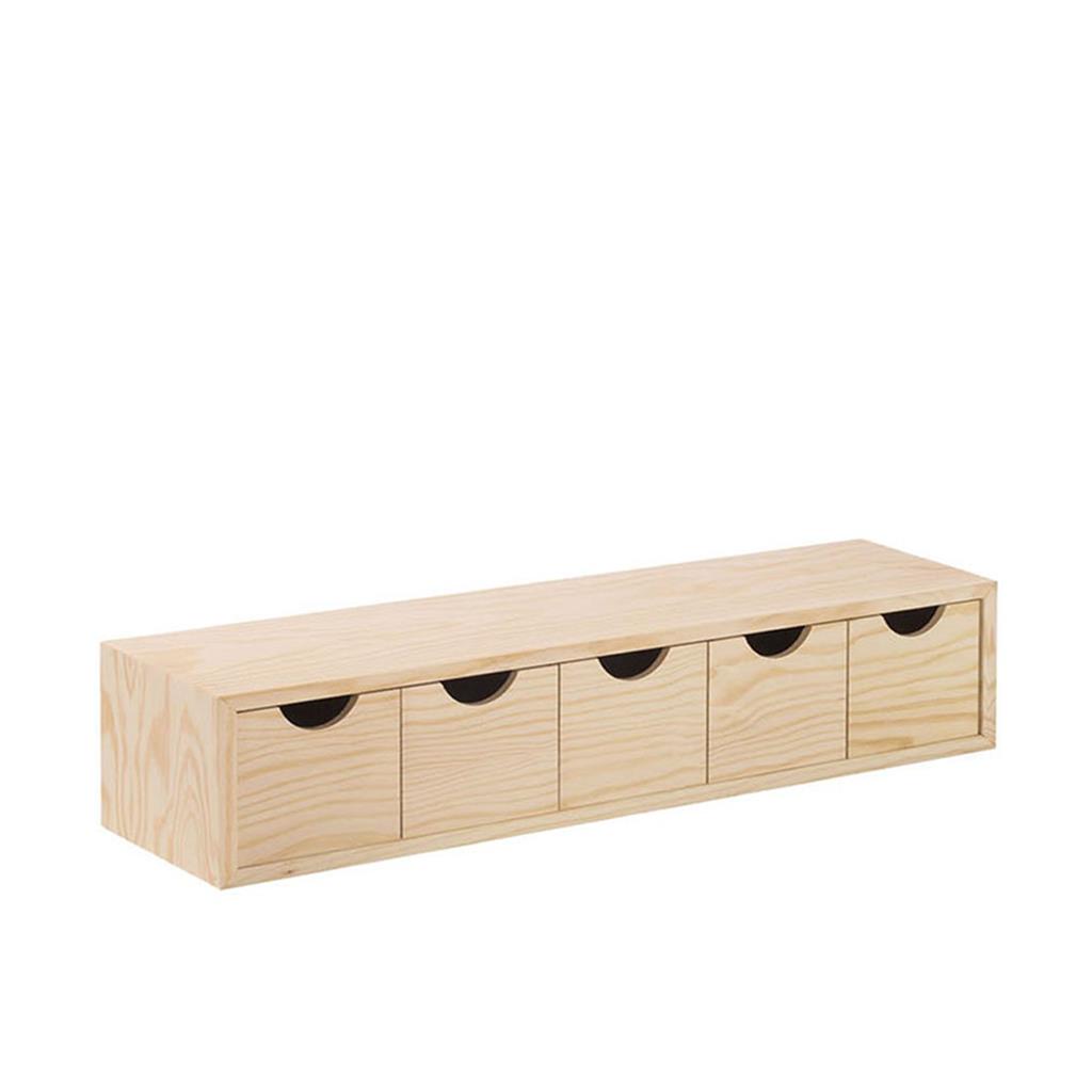 MINI CALAIXERA FUSTA ASTIGARRAGA 5 CALAIXOS 12x13xh.57 cm. (1 UD)