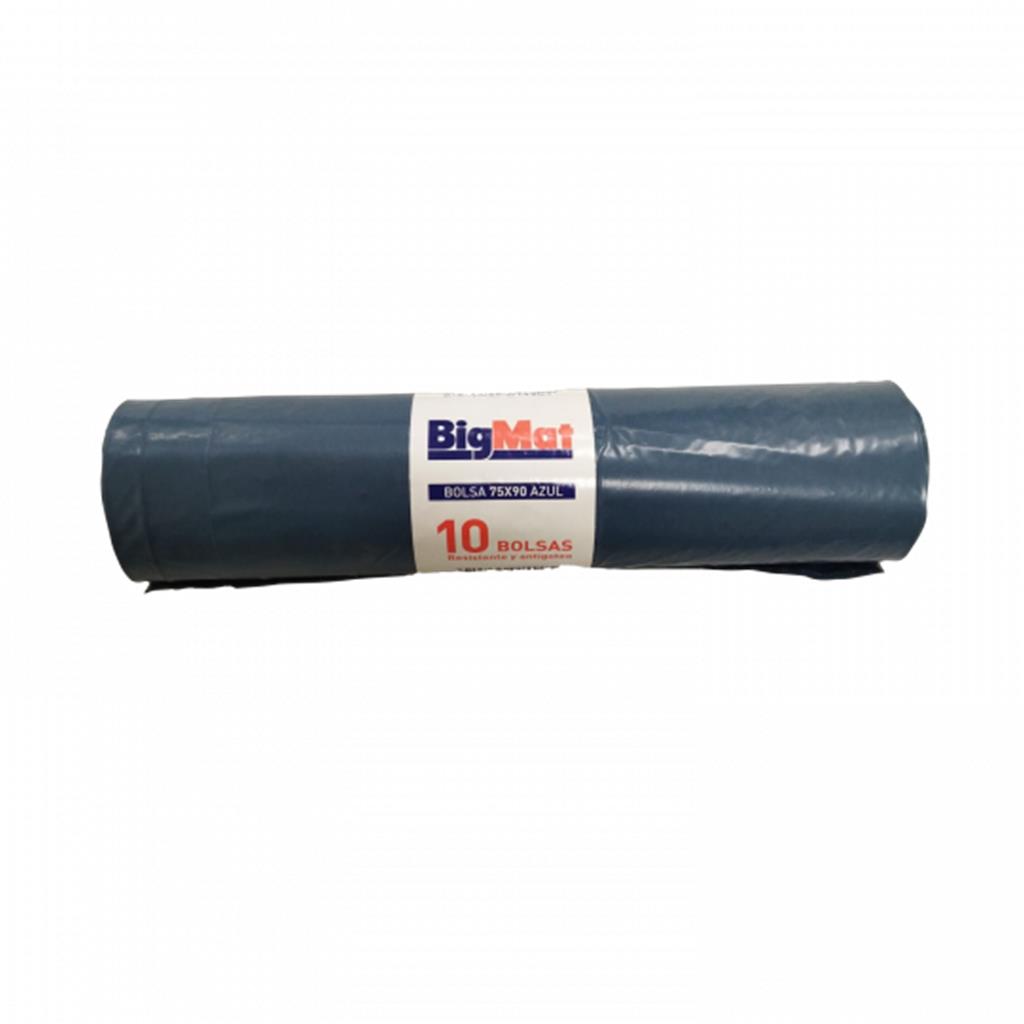 BOSSA BASURA DOMESTICA BIGMAT 75x90 BLAVA (1 UD)