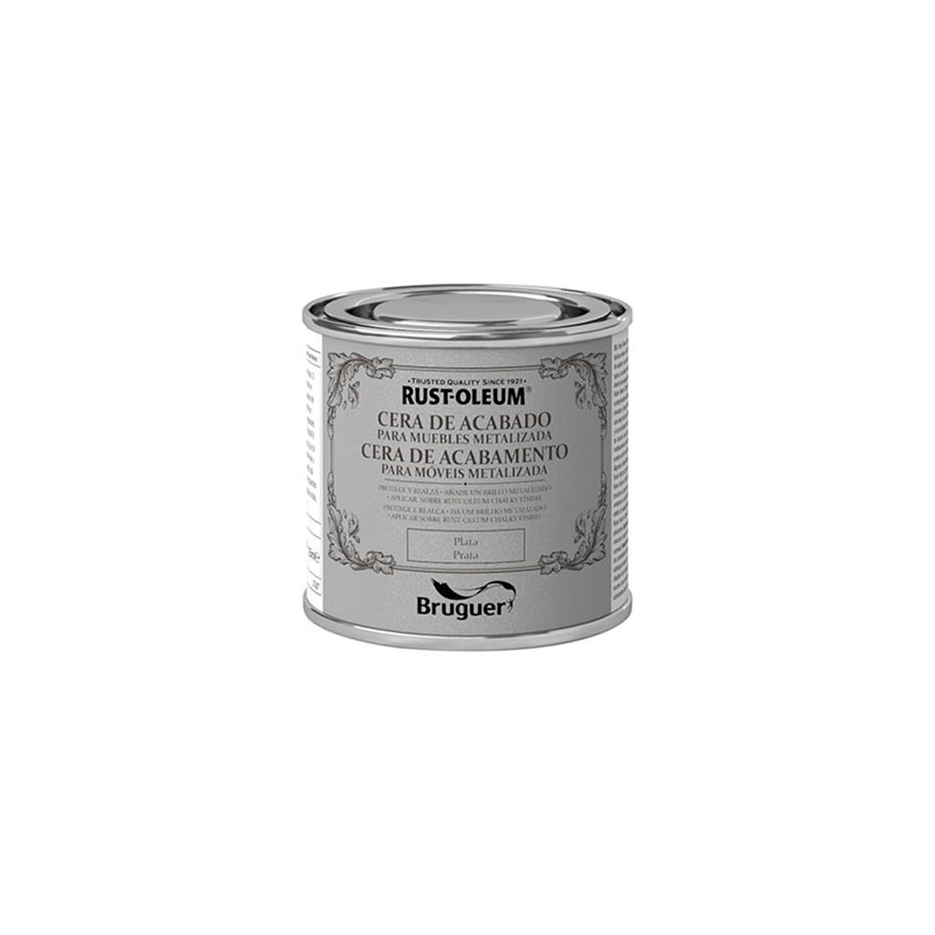 PINTURA CHALKY FINISH BRUGUER CERA MOBLES PLATA 125ml (1 UD)