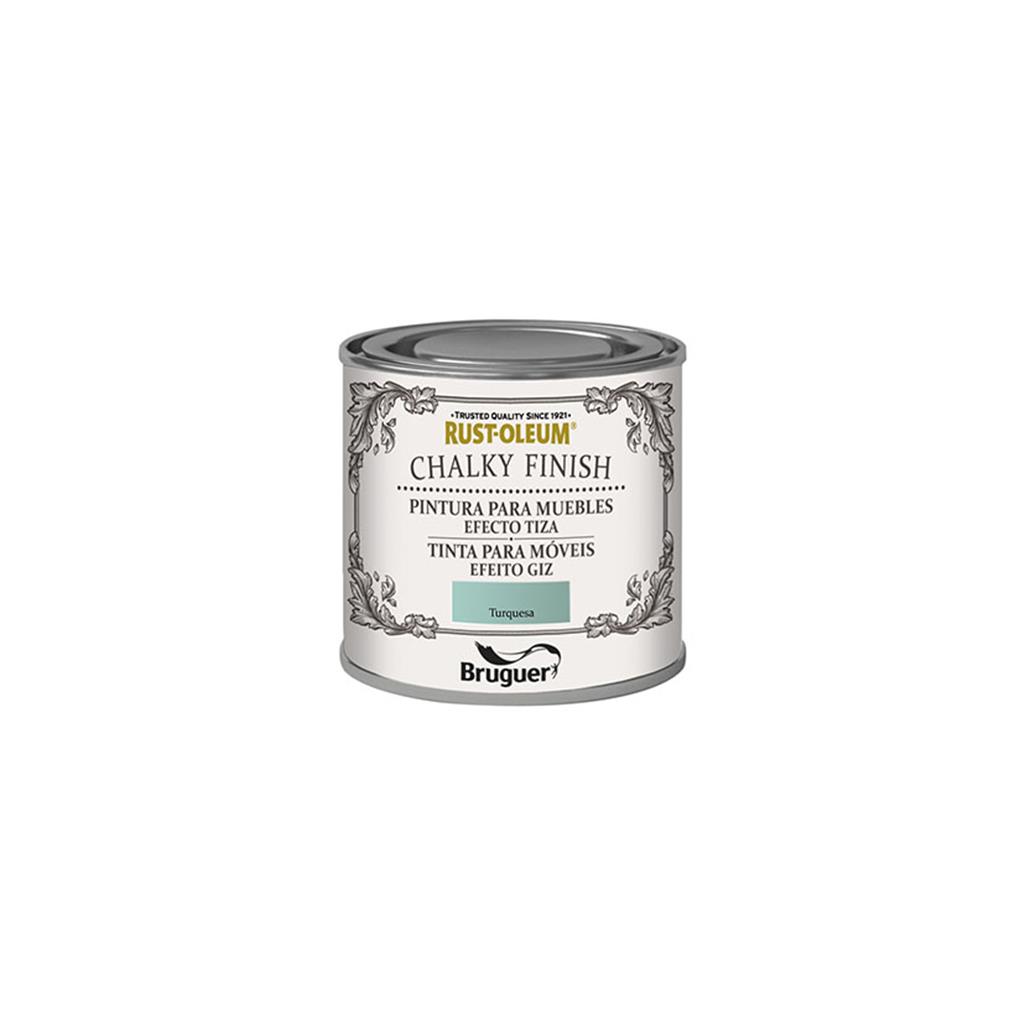 PINTURA CHALKY FINISH BRUGUER MOBLES COLOR TURQUESA 125ml (1 UD)