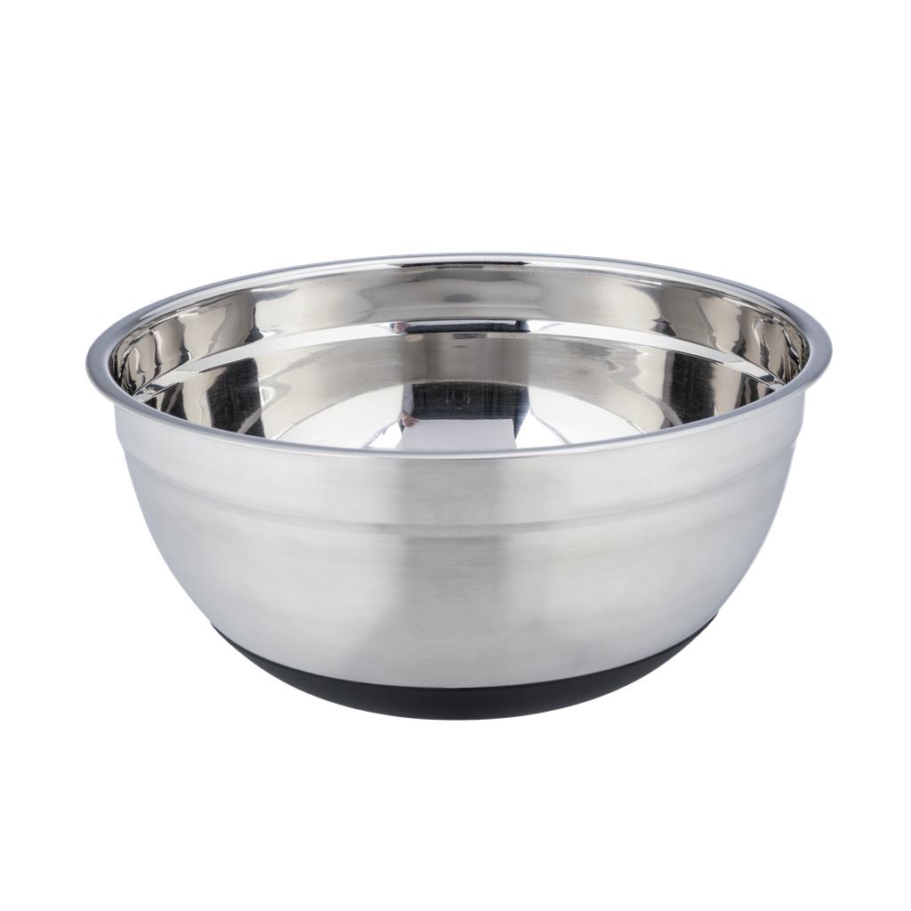 BOL INOX AMB BASE ANTILLISCANT MOD.ARU Dia.26x12cm 4lts WENKO (UD1)