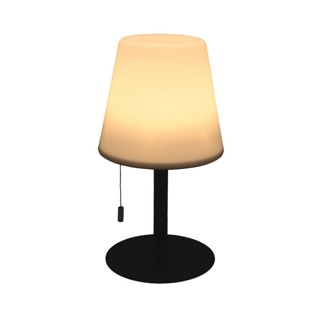 LAMPARA DE TAULA LED EXTERIOR RECARGABLE 16x30cm 3 LLUMS (1 UD)