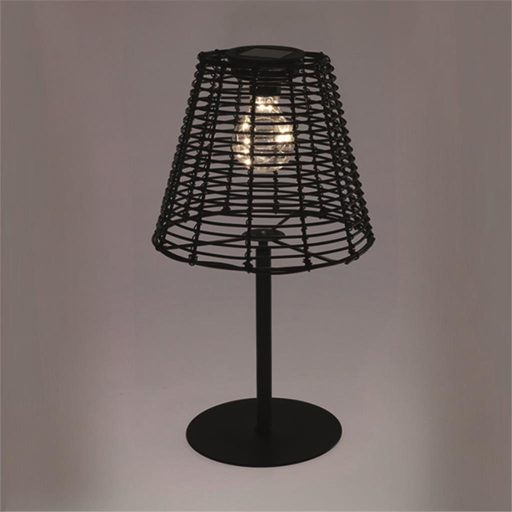 LAMPARA DE TAULA SOLAR RECARGABLE 20x33cm (1 UD)
