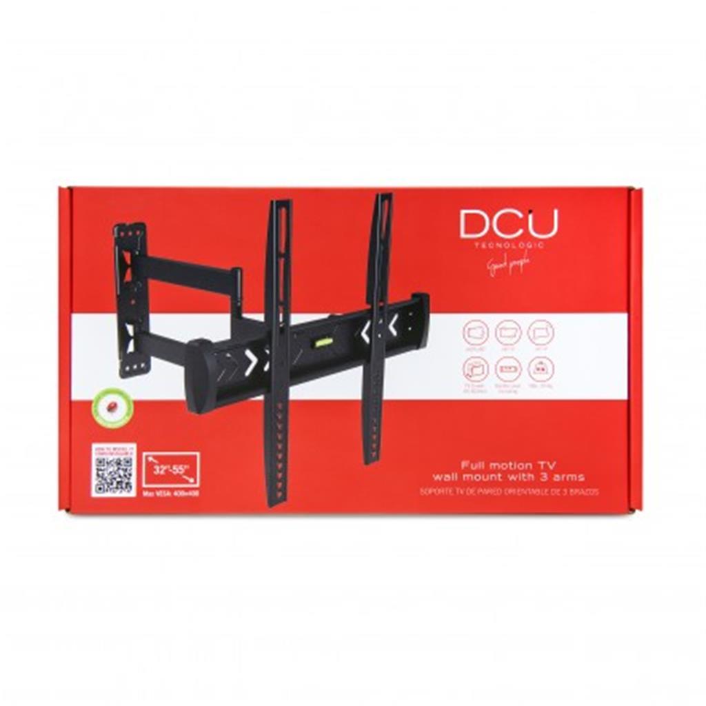 SUPORT TV DCU MOD.FULL MOTION 3 BRAZOS 32"-55" 32''-55'' NUEVO (1 UD)