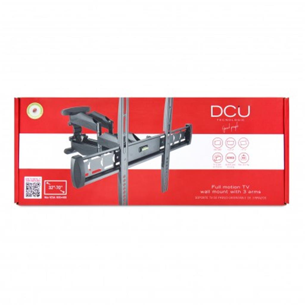 SUPORT TV DCU MOD.FULL MOTION 3 BRA&Ccedil;OS 32"-70" (1 UD)