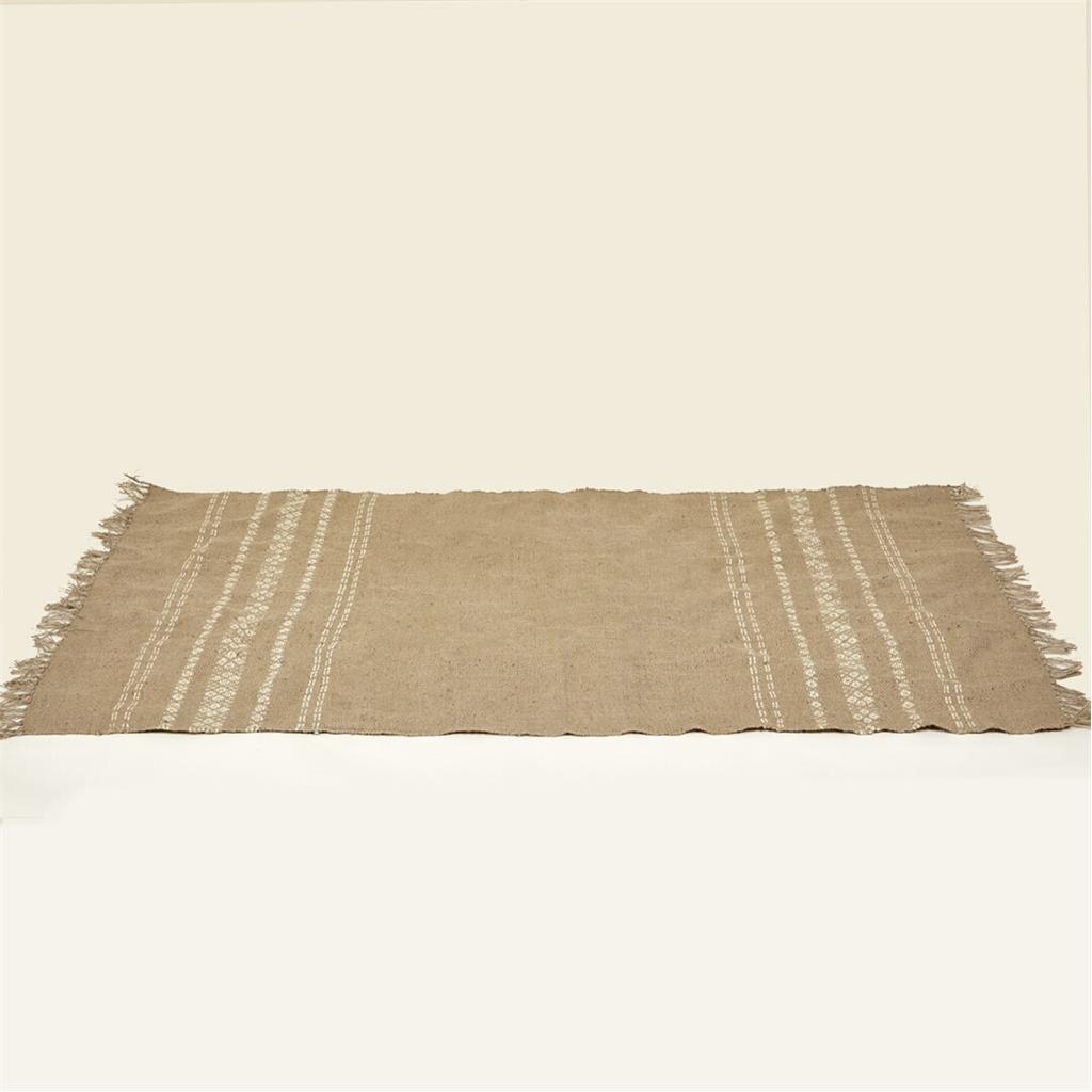 ALFOMBRA/CATIFA 120x180 MOD.TIROL BLANC YUTE FOIMPEX (1 UD)